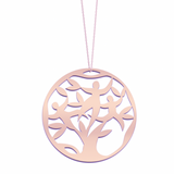 Pink Tree of Life Necklace