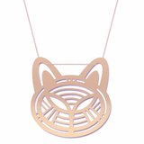 MINOO PINK WIDE NECKLACE
