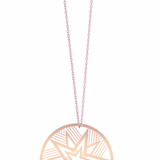 MEDIUM PINK BANG NECKLACE