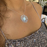 Large Dandelion Necklace