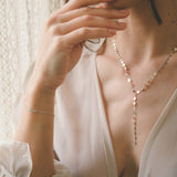 Collier Ellipse Y  Argent 925