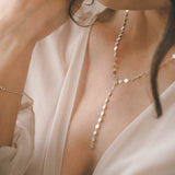 Collier Ellipse Y  Argent 925