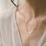 Collier Ellipse en Argent 925 Doré Rose