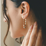 Ellipse Earrings in 925 Silver
