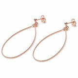 Boucles Gouttes Diamond Argent 925 Doré Or Jaune