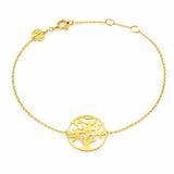 Bracelet Arbre de Vie Argent Doré
