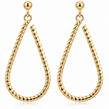 Boucles Sarah dormeuse argent 925 Doré
