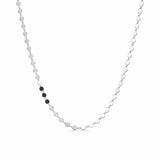Collier Ellipse Rond Argent 925
