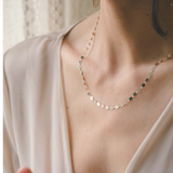 Collier Ellipse Rond Argent 925