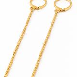 Boucles d’oreilles tiges Diamond – Argent 925 doré