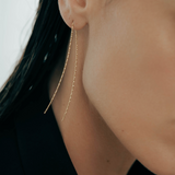 Boucles d’oreilles Fil Diamond – Argent 925