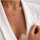 LUZ CISELE NECKLACE Rose Gold