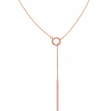 LUZ CISELE NECKLACE Rose Gold