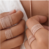 Bague Diamond Argent 925 Rose