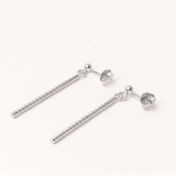 Boucles Diamond courte Argent 925