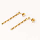 Boucles Diamond Courte Argent 925 Doré Or jaune