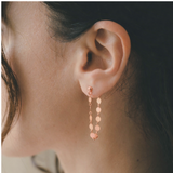 Copy of Ellipse Earrings in 925 Rose Gold