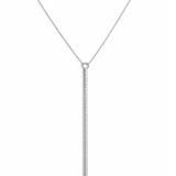 Gold Plated 925 Sterling Silver Stem Necklace