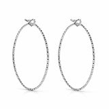 Créoles Diamond Médium Argent 925