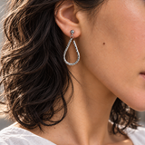 Boucles Sarah dormeuse argent 925