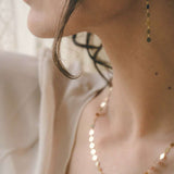 Collier Ellipse Rond Argent 925 doré Or
